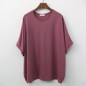 여성 빅사이즈 컬러가오리핏반팔티 ILG901