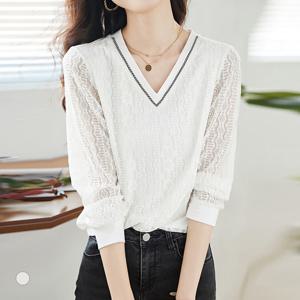 [클라셰]클라셰 레이스로맨틱퍼퓸티셔츠_B5S0522