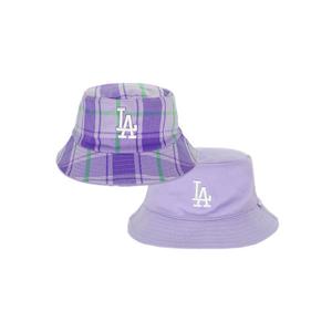 [엠엘비]MLB 키즈 체크 리버시블 버킷햇 7AHTK012N-07LDL