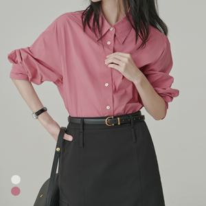 [카라]KARRA (77까지)체리블러썸버튼셔츠_A5S0433