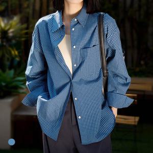 [카라]KARRA (77까지)데일리심플체크셔츠_A5S0441