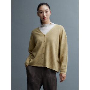 [플리츠미][플리츠미] [특가] 허니콤 자가드 니트 가디건_EKCDF1