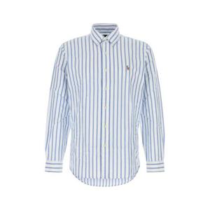 폴로 랄프로렌 남성 연하늘 Oxford 자수 긴팔 셔츠 710906622 001
