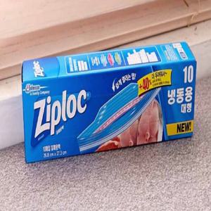 지퍼백 지퍼락 이지오픈탭 10매 냉동대형
