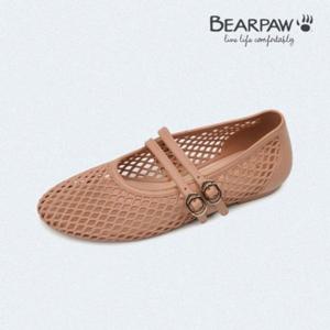 [베어파우(슈즈)]AVA 여성 메리제인 여름 경량 젤리 플랫슈즈 피치 K3018107RB-W
