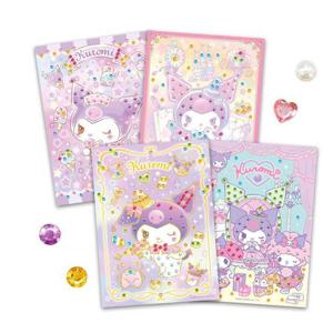 산리오 쿠로미 캐릭터즈 블링블링 보석 데코 스티커북
