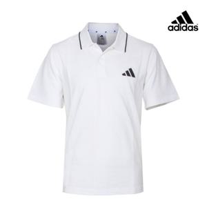 아디다스 에센셜 남자 면 피케 폴로 반팔 셔츠 JE9020
