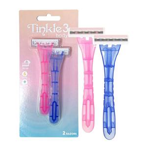 팅클3 여성용 휴대 바디 면도기 2P