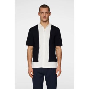 제이린드버그 SS25 남성 루이 골프 니트반팔 티셔츠셔츠 네이비 GMKW11849