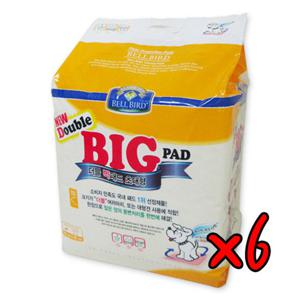 벨버드 더블 빅 패드 120매(20매 X 6개 한박스) 85 X 76cm 강아지 배변패드