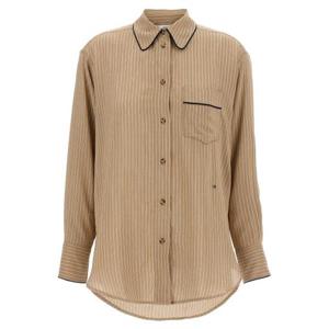 빅토리아 베컴 블라우스 셔츠 1125WSH006013ATOBACCOMIDNIGHT