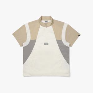 [디아도라] 아쿠아듄 스트레치 우븐 반팔 아노락 BEIGE