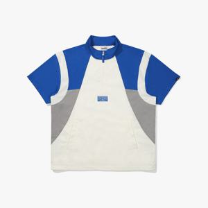 [디아도라] 아쿠아듄 스트레치 우븐 반팔 아노락 BLUE