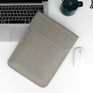 맥씬 노트북 가죽 슬리브 파우치 14.1/15.4형 그레이
