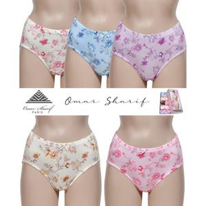 고금스러운 꽃무늬 엄마 선물 삼각팬티 5매 무난한