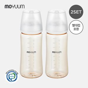 [모윰] 3세대 PPSU 올인원 베이직 젖병 330ml 2팩