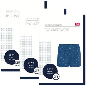 BYC플라밍고모티브패턴60수트렁크팬티3매MCG1444