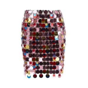 파코라반 미디 스커트 24AIJU010PS0133 M692 MULTICOLOURED