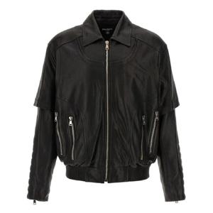 발망 레이어드 가죽 재킷 EH1TF936LC62