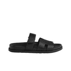 에르메스 시프레 샌들 샤이니 그레인드 카프스킨   누아 H251885ZH01