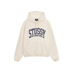스투시 인터내셔널 릴렉스드 후드 아이보리 118550