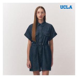 [UCLA]여성 쿨프래쉬 경량 데님 반팔 점프수트(UB3OP50)