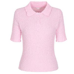 [올리브데올리브]입체 스모킹 카라 티 블라우스 OH4MB487