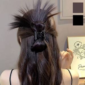 헤어스타일 요즘트렌드 가시머리 로우번 가발 집게핀