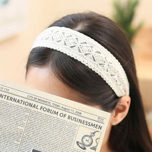 (엔젤슈슈) 프릴 레이스 헤어밴드 예쁜 포인트 머리띠