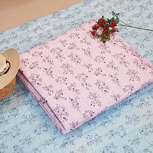 유채꽃 여름 시어서커 카페트 겸 패드 S