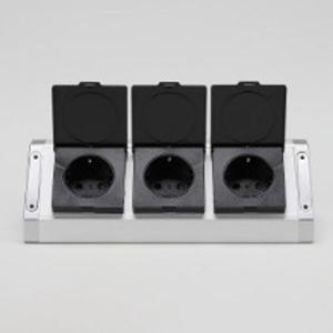 BIS 빌트인 가구 코너 콘센트 블랙커버 BIB-003 실 소모품