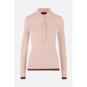 GUCCI cashmere and silk polo sweater 810315XKD8J5166