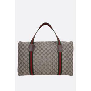 GUCCI GG 슈프림 캔버스 소재의 대형 주말 가방 758664FACK79768