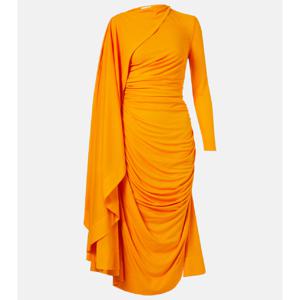 보테가베네타 드레이프 저지 맥시 드레스 P01031278