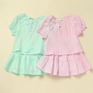 로엠걸즈퍼프 셔링 스커트 세트RGSM2552P