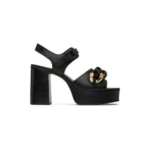 씨바이끌로에 샌들 블랙 모니카 플랫폼 뮬 241373F125012