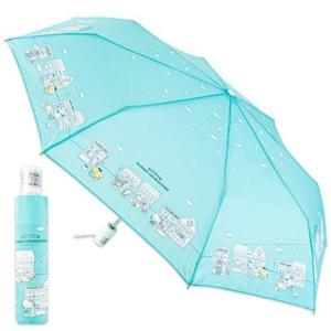 산리오캐릭터즈 스토어 55 3단 안전한 자동우산 민트