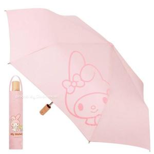 마이멜로디 빅빼꼼 안전한 55 3단 자동우산 연핑크 우