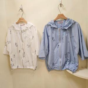 스테파니 HC07 자수 후드 7부소매 점퍼 A25JK5223