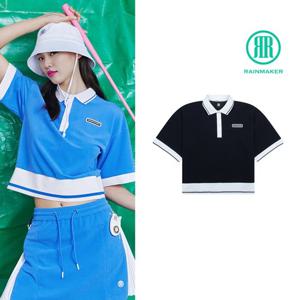 레인메이커 여성 타월 요코 카라 반팔 티셔츠 R32WCT07