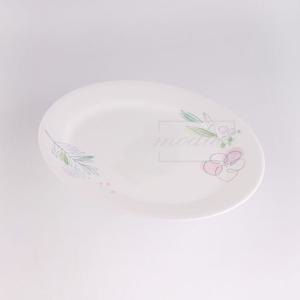 작은타원접시 코렐 파스텔멜로디 타원 소접시 식기 그릇