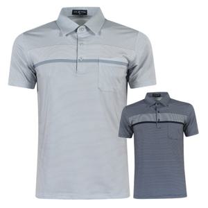 페라어스 남성 여름용 각패턴 스판 골프셔츠 GCTM5DJ2559