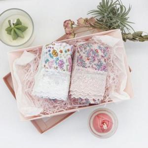 마리끌레르 레이스 플라워 에티켓 손수건 김수미 손수