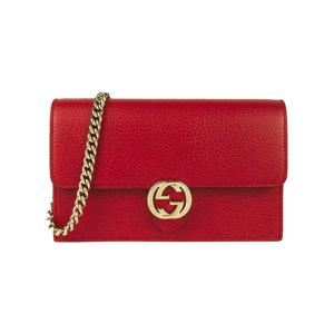[구찌] 인터로킹 미니 체인 크로스백/레드/615523 CAO0G 6420