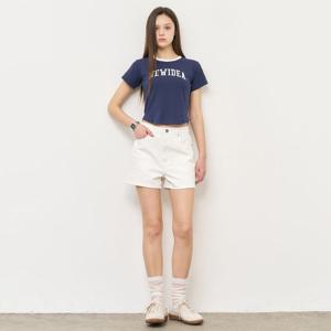 WOMAN 워싱 데님 쇼츠 [WHITE] / WBE2L12510