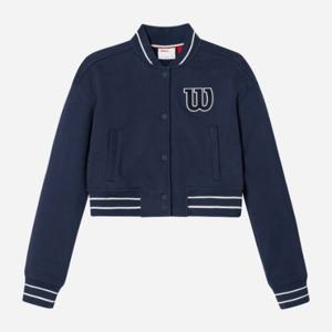 윌슨자켓 LQC W241102TFJ21-DBC 여성 바시티 봄버 자켓