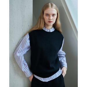 헤지스 여성 24FW 니트베스트 블랙 HSSW4DP81BK