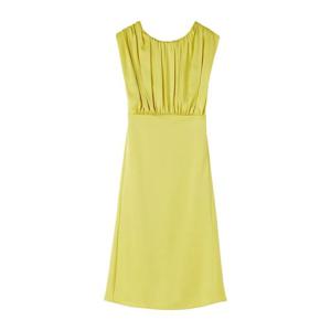 질샌더 옐로우 슬리브리스 프런치도 원피스 J01CT0161 J76018 3