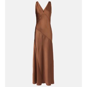 막스마라 Pilly 새틴 맥시 드레스 P01077389