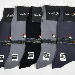 쿨샵 남자 무지 정장양말 고급면 아놀드양말 5족